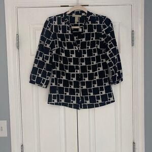 Banana Republic 3/4 sleeve button up blouse